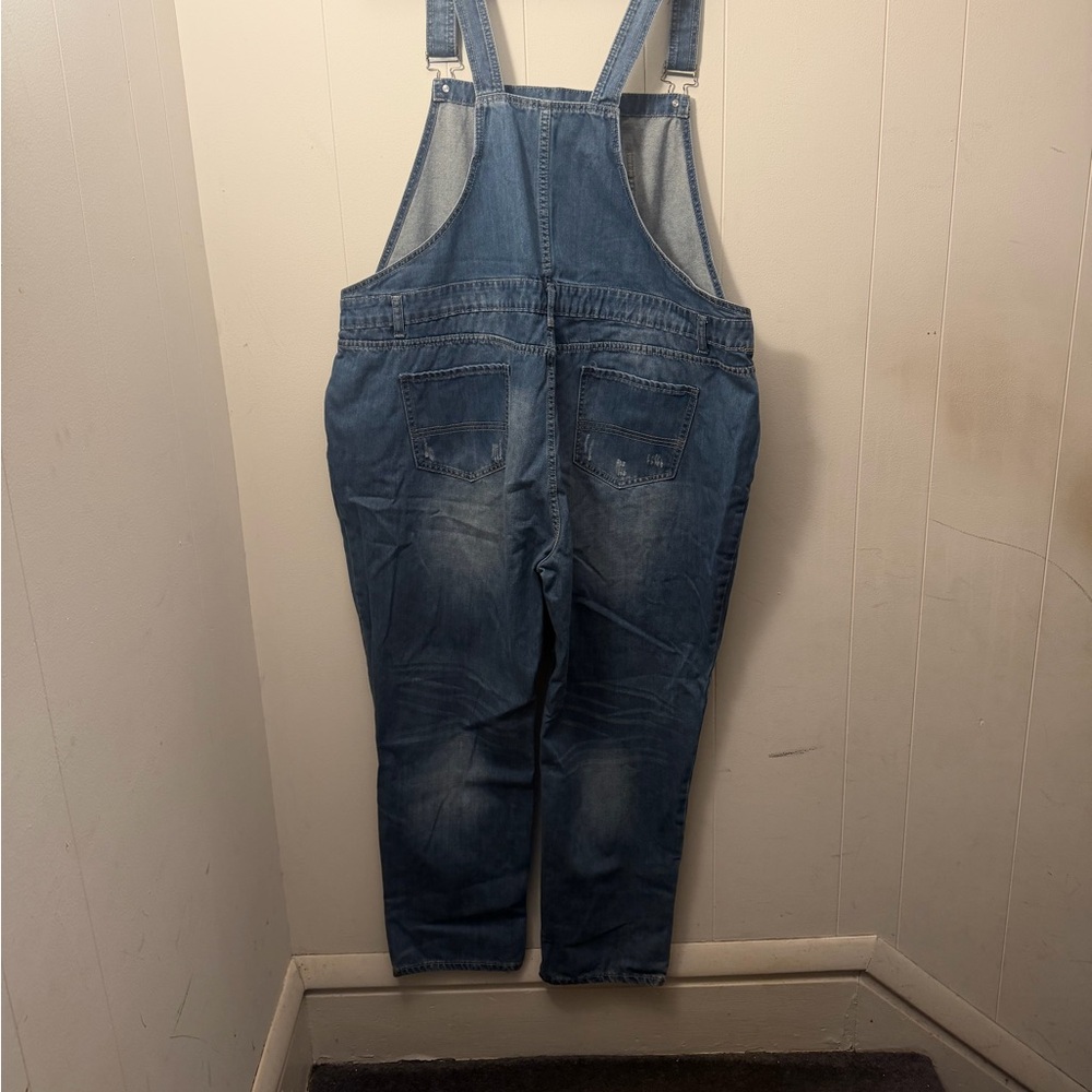 City Chic Denim Overalls with Pocket Detail Lot 7 - Picture 5 of 7